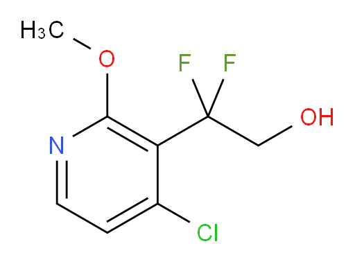2-(4-chloro-2-methoxypyridin-3-yl)-2,2-difluoroethan-1-ol