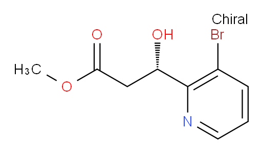 methyl (3S)-3-(3-bromopyridin-2-yl)-3-hydroxypropanoate