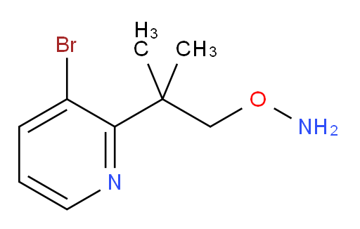 O-[2-(3-bromopyridin-2-yl)-2-methylpropyl]hydroxylamine