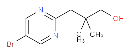3-(5-bromopyrimidin-2-yl)-2,2-dimethylpropan-1-ol