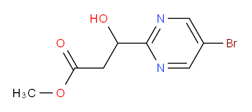 methyl 3-(5-bromopyrimidin-2-yl)-3-hydroxypropanoate