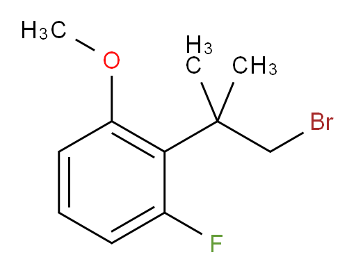 2-(1-bromo-2-methylpropan-2-yl)-1-fluoro-3-methoxybenzene