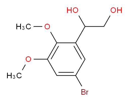 1-(5-bromo-2,3-dimethoxyphenyl)ethane-1,2-diol