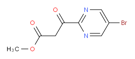 methyl 3-(5-bromopyrimidin-2-yl)-3-oxopropanoate