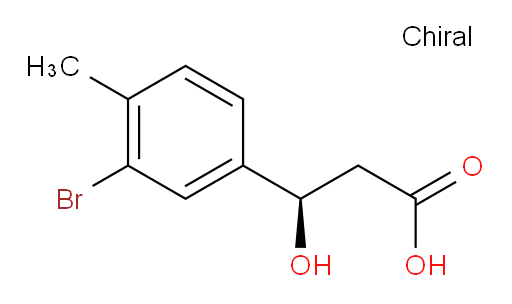 (3R)-3-(3-bromo-4-methylphenyl)-3-hydroxypropanoic acid