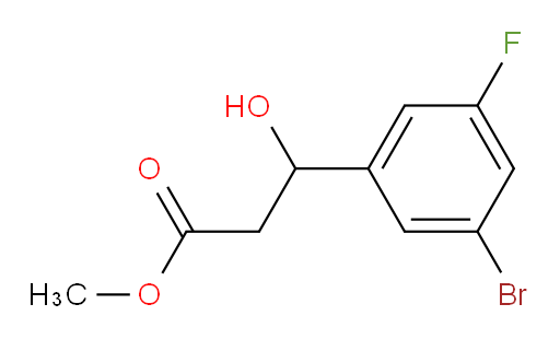 methyl 3-(3-bromo-5-fluorophenyl)-3-hydroxypropanoate