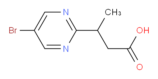 3-(5-bromopyrimidin-2-yl)butanoic acid