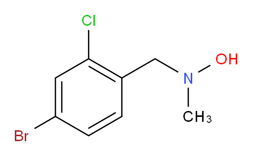 N-[(4-bromo-2-chlorophenyl)methyl]-N-methylhydroxylamine