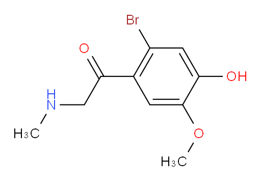 1-(2-bromo-4-hydroxy-5-methoxyphenyl)-2-(methylamino)ethan-1-one
