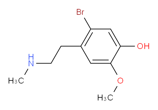 5-bromo-2-methoxy-4-[2-(methylamino)ethyl]phenol
