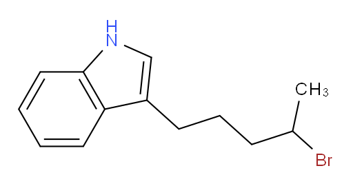 3-(4-bromopentyl)-1H-indole