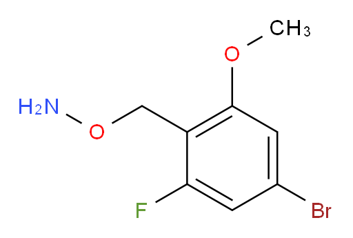O-[(4-bromo-2-fluoro-6-methoxyphenyl)methyl]hydroxylamine