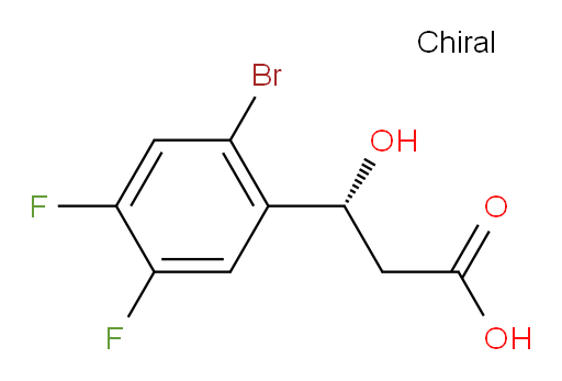 (3R)-3-(2-bromo-4,5-difluorophenyl)-3-hydroxypropanoic acid