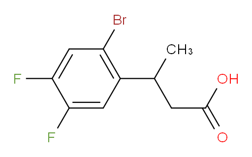 3-(2-bromo-4,5-difluorophenyl)butanoic acid