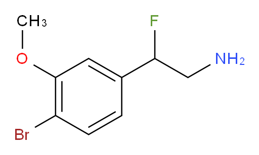 2-(4-bromo-3-methoxyphenyl)-2-fluoroethan-1-amine