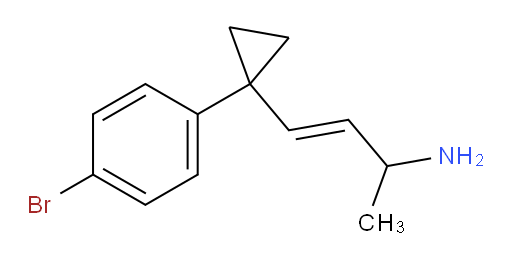 4-[1-(4-bromophenyl)cyclopropyl]but-3-en-2-amine