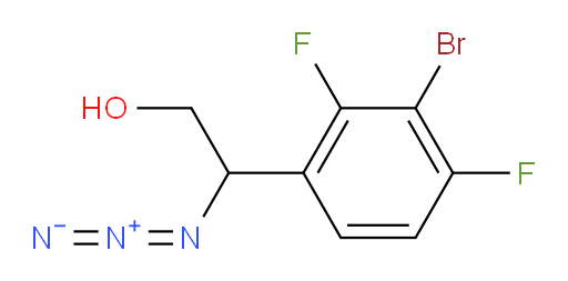 2-azido-2-(3-bromo-2,4-difluorophenyl)ethan-1-ol