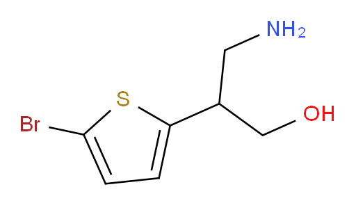 3-amino-2-(5-bromothiophen-2-yl)propan-1-ol