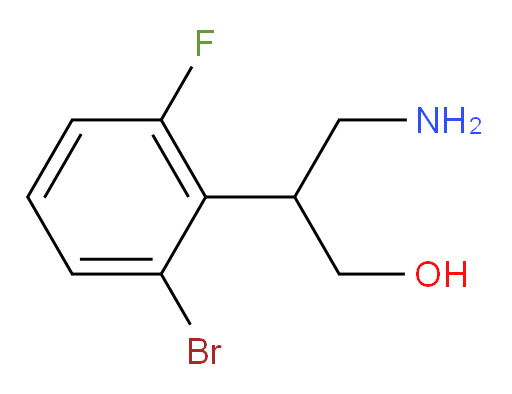 3-amino-2-(2-bromo-6-fluorophenyl)propan-1-ol