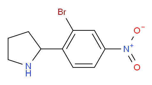 2-(2-bromo-4-nitrophenyl)pyrrolidine