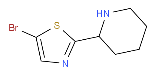 2-(5-bromo-1,3-thiazol-2-yl)piperidine