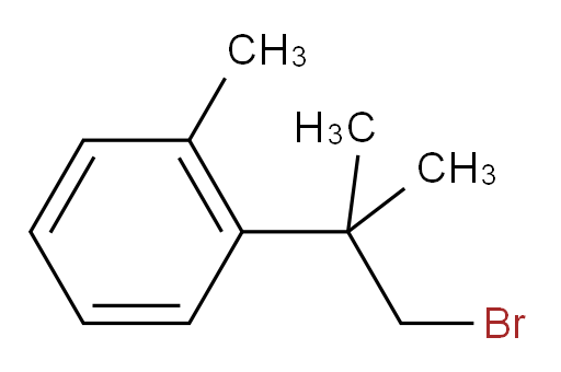 1-(1-bromo-2-methylpropan-2-yl)-2-methylbenzene