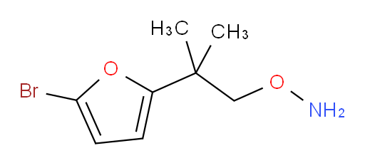 O-[2-(5-bromofuran-2-yl)-2-methylpropyl]hydroxylamine