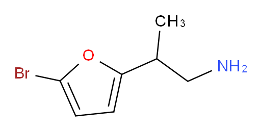 2-(5-bromofuran-2-yl)propan-1-amine