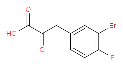 3-(3-bromo-4-fluorophenyl)-2-oxopropanoic acid