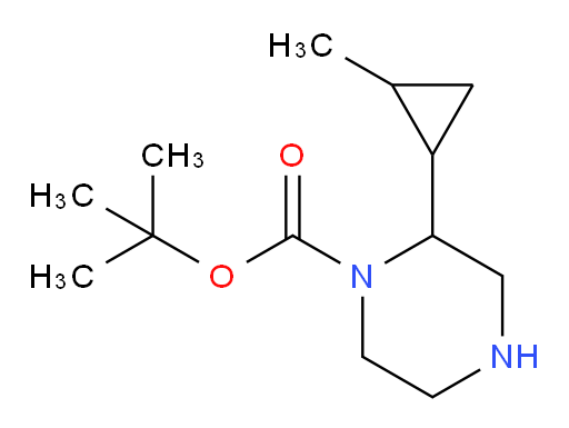 tert-butyl 2-(2-methylcyclopropyl)piperazine-1-carboxylate