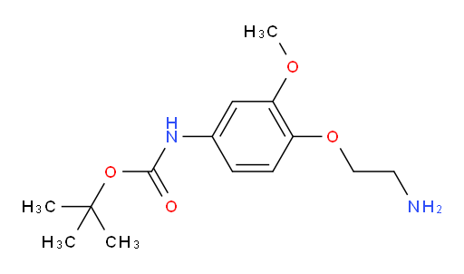 tert-butyl N-[4-(2-aminoethoxy)-3-methoxyphenyl]carbamate
