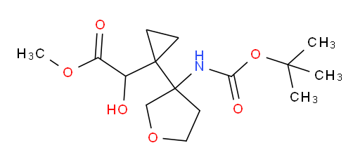 methyl 2-[1-(3-{[(tert-butoxy)carbonyl]amino}oxolan-3-yl)cyclopropyl]-2-hydroxyacetate