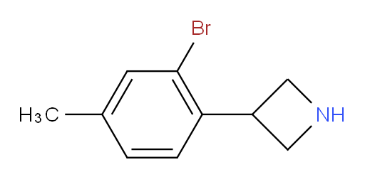 3-(2-bromo-4-methylphenyl)azetidine