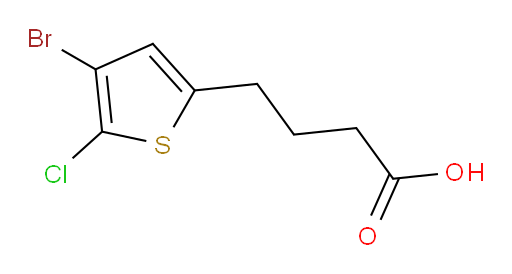 4-(4-bromo-5-chlorothiophen-2-yl)butanoic acid