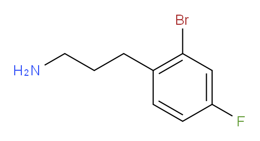3-(2-bromo-4-fluorophenyl)propan-1-amine