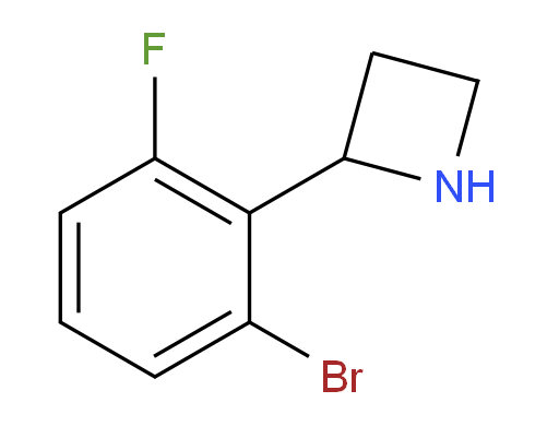 2-(2-bromo-6-fluorophenyl)azetidine