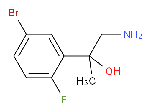 1-amino-2-(5-bromo-2-fluorophenyl)propan-2-ol