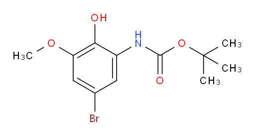 tert-butyl N-(5-bromo-2-hydroxy-3-methoxyphenyl)carbamate