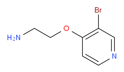 2-[(3-bromopyridin-4-yl)oxy]ethan-1-amine