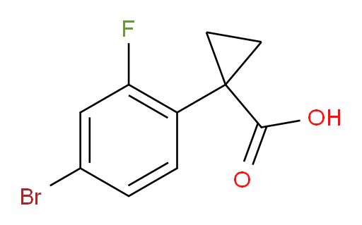 1-(4-bromo-2-fluorophenyl)cyclopropane-1-carboxylic acid