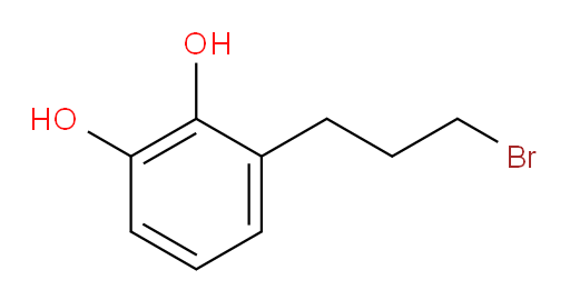 3-(3-bromopropyl)benzene-1,2-diol