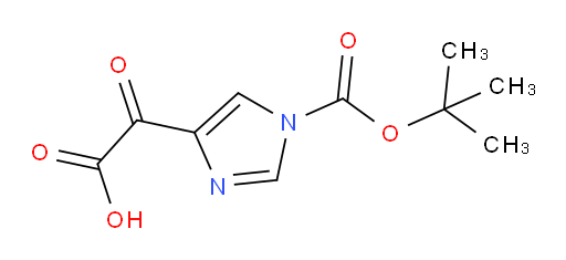 2-{1-[(tert-butoxy)carbonyl]-1H-imidazol-4-yl}-2-oxoacetic acid