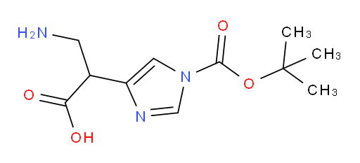 3-amino-2-{1-[(tert-butoxy)carbonyl]-1H-imidazol-4-yl}propanoic acid