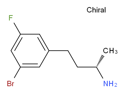 (2S)-4-(3-bromo-5-fluorophenyl)butan-2-amine