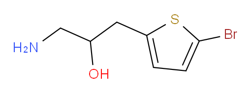1-amino-3-(5-bromothiophen-2-yl)propan-2-ol