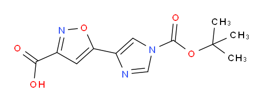 5-{1-[(tert-butoxy)carbonyl]-1H-imidazol-4-yl}-1,2-oxazole-3-carboxylic acid