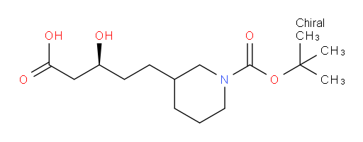 (3S)-5-{1-[(tert-butoxy)carbonyl]piperidin-3-yl}-3-hydroxypentanoic acid