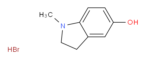1-methyl-2,3-dihydro-1H-indol-5-ol hydrobromide