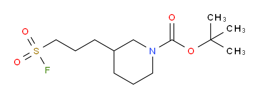 tert-butyl 3-[3-(fluorosulfonyl)propyl]piperidine-1-carboxylate