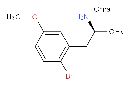 (2S)-1-(2-bromo-5-methoxyphenyl)propan-2-amine